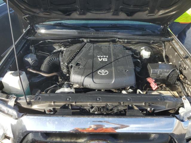 5TFJU4GN7CX024602 - 2012 TOYOTA TACOMA DOUBLE CAB PRERUNNER GRAY photo 11