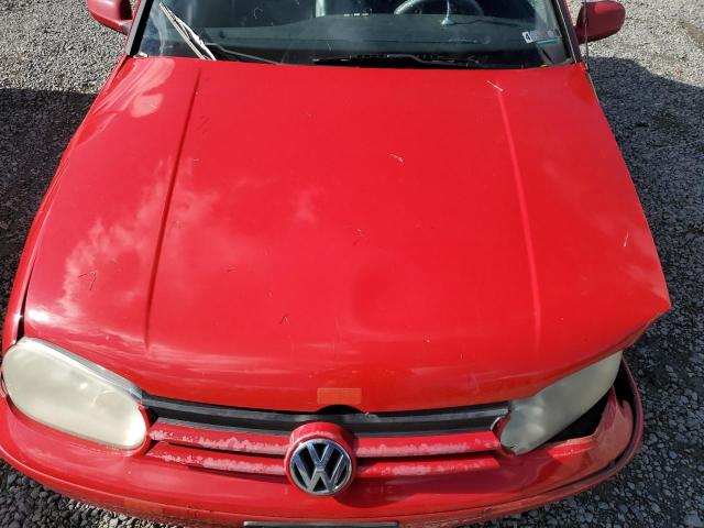 3VWDC21V01M811565 - 2001 VOLKSWAGEN CABRIO GLX წითელი ფოტო 11