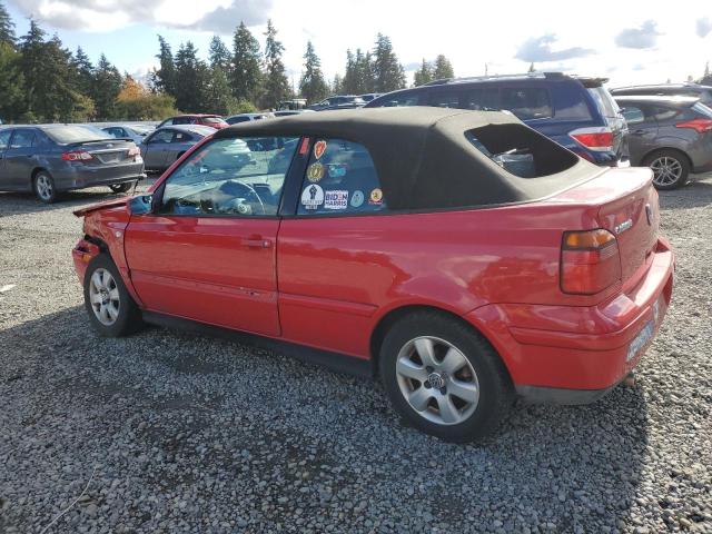 3VWDC21V01M811565 - 2001 VOLKSWAGEN CABRIO GLX წითელი ფოტო 2