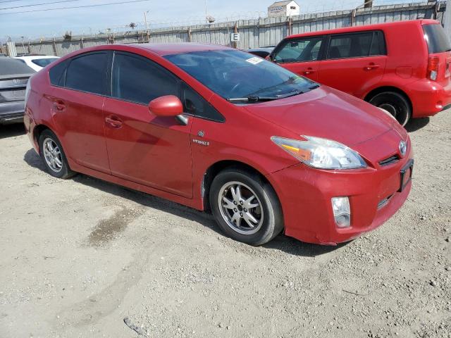 JTDKN3DU9A0082370 - 2010 TOYOTA PRIUS RED photo 4