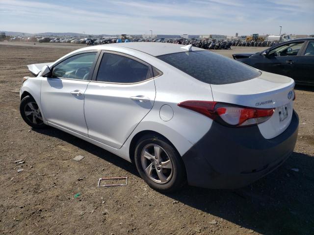 5NPDH4AE0FH596959 - 2015 HYUNDAI ELANTRA SE WHITE photo 2