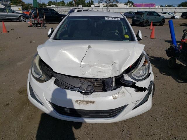 5NPDH4AE0FH596959 - 2015 HYUNDAI ELANTRA SE WHITE photo 5