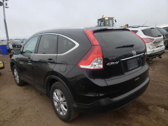 2HKRM4H77EH677724 - 2014 HONDA CR-V EXL BLACK photo 2