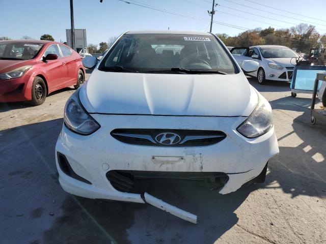 KMHCT5AE2EU176894 - 2014 HYUNDAI ACCENT GLS WHITE photo 5