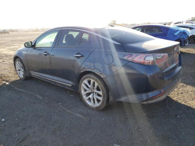 KNAGN4AD4E5071377 - 2014 KIA OPTIMA HYBRID BLUE photo 2