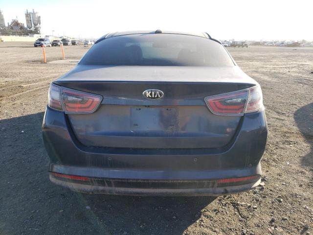 KNAGN4AD4E5071377 - 2014 KIA OPTIMA HYBRID BLUE photo 6