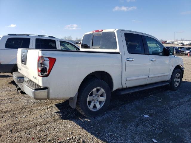 1N6AA07B64N592437 - 2004 NISSAN TITAN XE WHITE photo 3