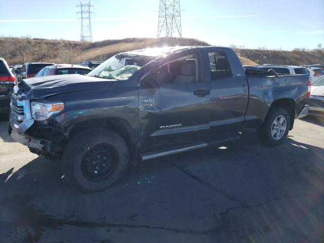 5TFUY5F12HX635022 - 2017 TOYOTA TUNDRA DOUBLE CAB SR/SR5 GRAY photo 1