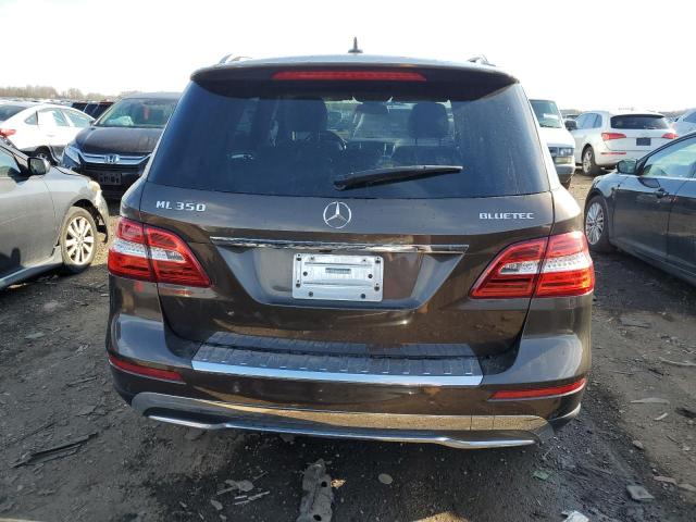 4JGDA2EB5CA089319 - 2012 MERCEDES-BENZ ML 350 BLUETEC BROWN photo 6