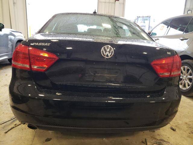 1VWBH7A31DC004451 - 2013 VOLKSWAGEN PASSAT SE BLACK photo 6