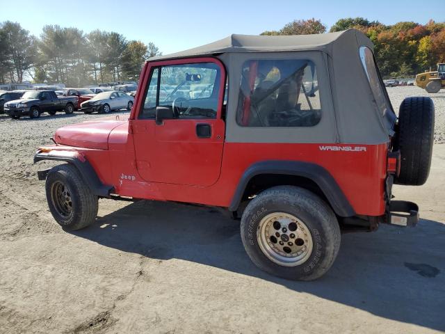 1J4FY19P2PP246553 - 1993 JEEP WRANGLER S RED photo 2