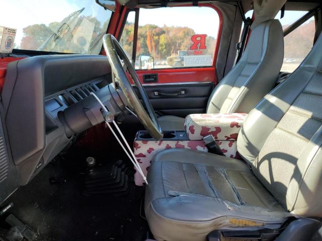 1J4FY19P2PP246553 - 1993 JEEP WRANGLER S RED photo 7