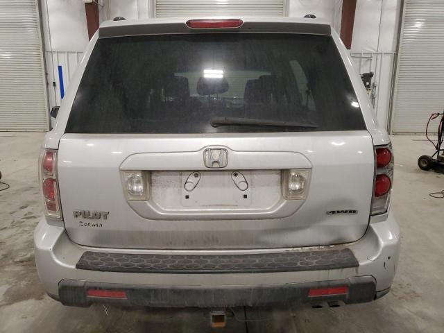 5FNYF182X8B030312 - 2008 HONDA PILOT VP SILVER photo 6