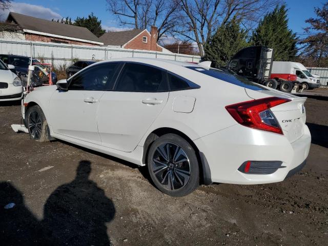 JHMFC1F71JX030451 - 2018 HONDA CIVIC EXL WHITE photo 2