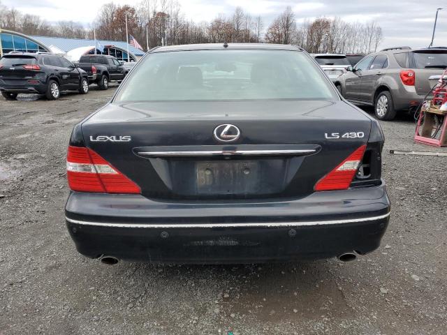 JTHBN36F755019922 - 2005 LEXUS LS 430 BLACK photo 6