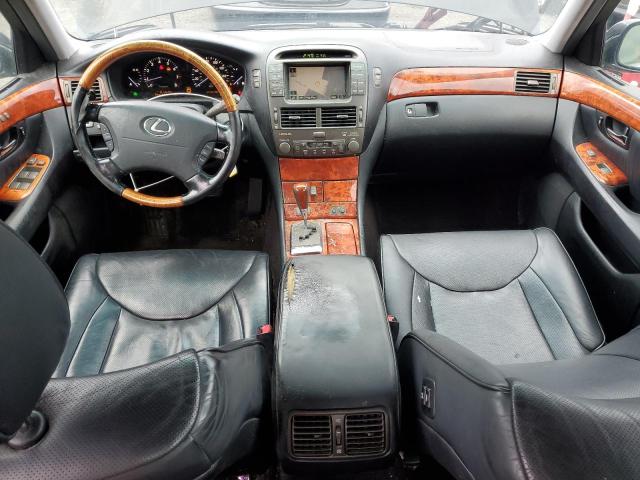 JTHBN36F755019922 - 2005 LEXUS LS 430 BLACK photo 8