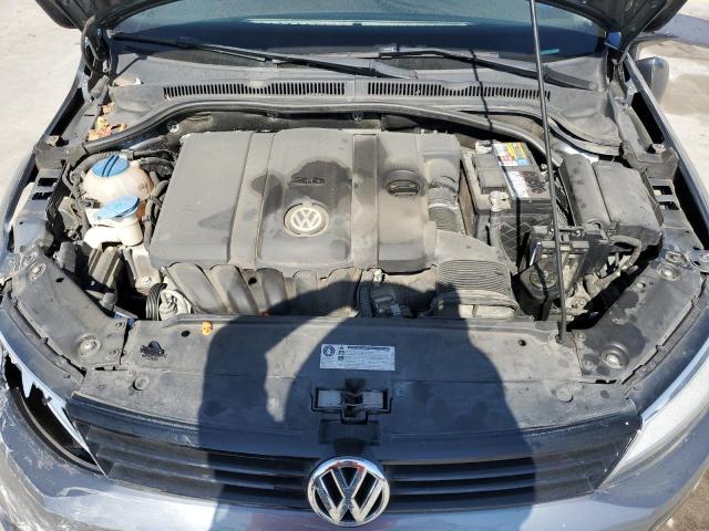 3VWDX7AJ6BM399295 - 2011 VOLKSWAGEN JETTA SE GRAY photo 11