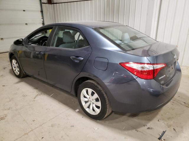 2T1BURHEXFC380769 - 2015 TOYOTA COROLLA L GRAY photo 2