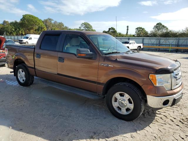 1FTEW1CM2BKD36233 - 2011 FORD F150 SUPERCREW BROWN photo 4