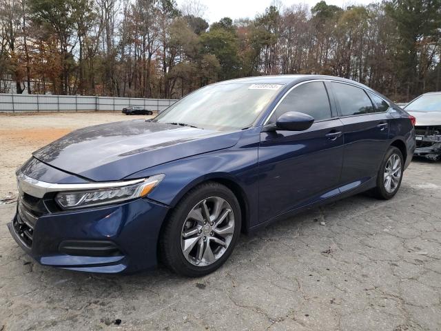 1HGCV1F17JA028976 - 2018 HONDA ACCORD LX BLUE photo 1