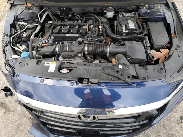 1HGCV1F17JA028976 - 2018 HONDA ACCORD LX BLUE photo 11