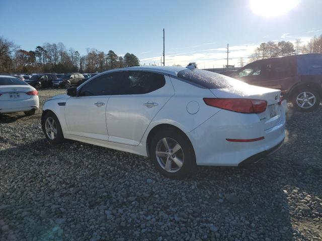 5XXGM4A75EG334732 - 2014 KIA OPTIMA LX WHITE photo 2