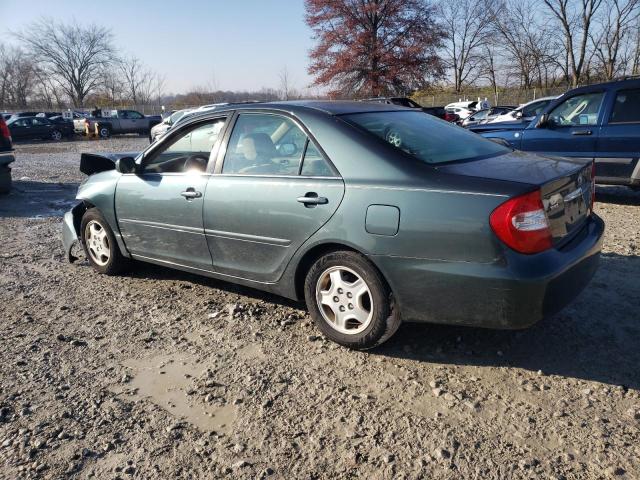 4T1BF30K82U513403 - 2002 TOYOTA CAMRY LE TEAL photo 2