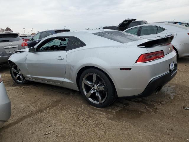 2G1FK1EJ2F9145382 - 2015 CHEVROLET CAMARO 2SS SILVER photo 2