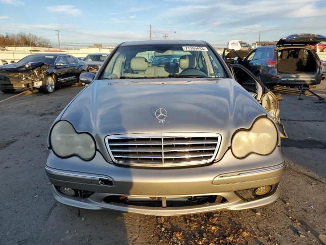 WDBRF52H27E026746 - 2007 MERCEDES-BENZ C 230 SILVER photo 5