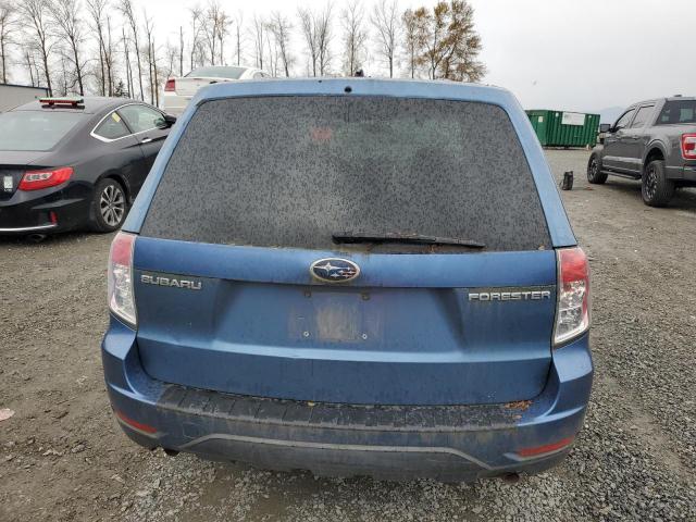 JF2SH61689H747076 - 2009 SUBARU FORESTER 2.5X BLUE photo 6