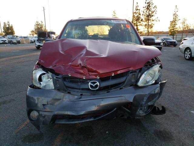 4F2CZ04124KM06894 - 2004 MAZDA TRIBUTE LX RED photo 5