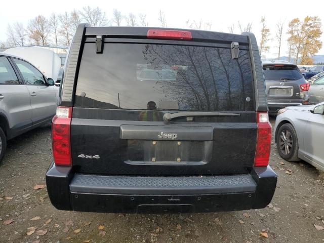 1J8HG48N66C275264 - 2006 JEEP COMMANDER BLACK photo 6