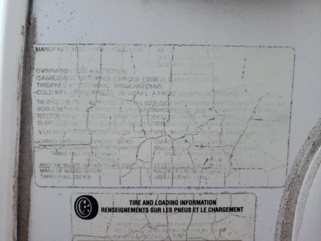 4YDT30525BT411259 - 2011 KEYSTONE PASSPORT 白色 照片 10