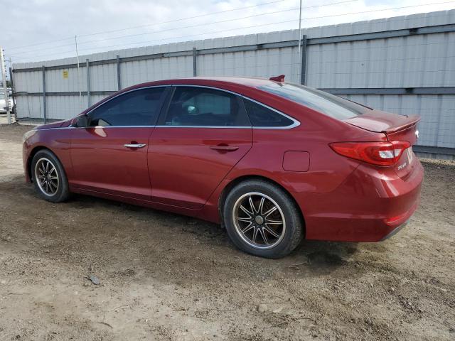 5NPE24AF8FH073347 - 2015 HYUNDAI SONATA SE MAROON photo 2