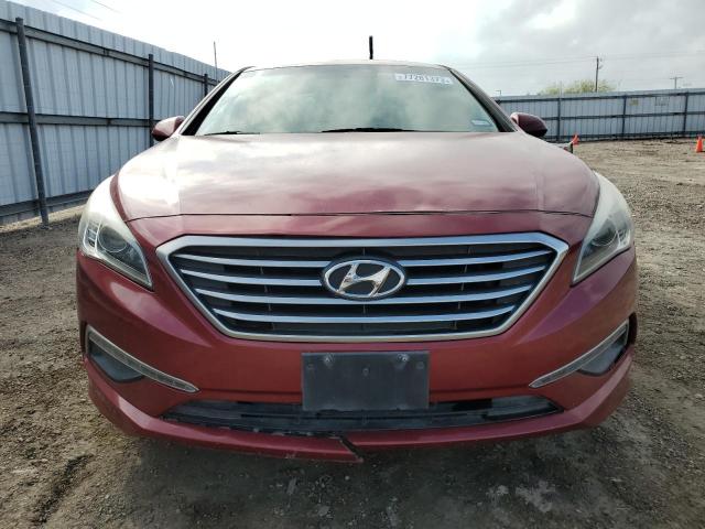 5NPE24AF8FH073347 - 2015 HYUNDAI SONATA SE MAROON photo 5