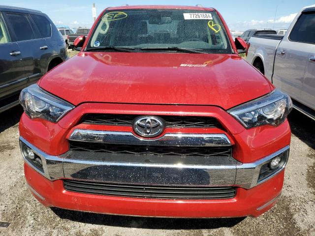 JTEZU5JR8K5211843 - 2019 TOYOTA 4RUNNER SR5 RED photo 5