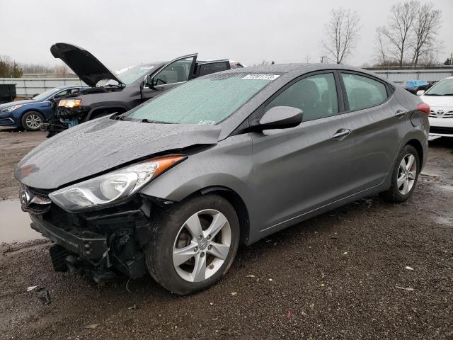 5NPDH4AE5DH376861 - 2013 HYUNDAI ELANTRA GLS GRAY photo 1