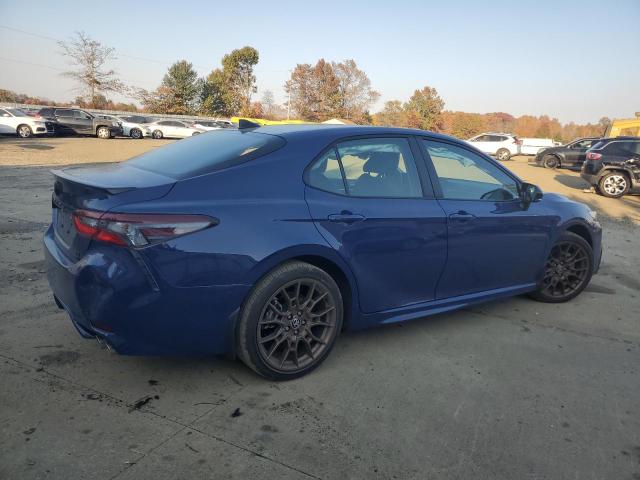 4T1T11BK3PU085834 - 2023 TOYOTA CAMRY SE NIGHT SHADE BLUE photo 3