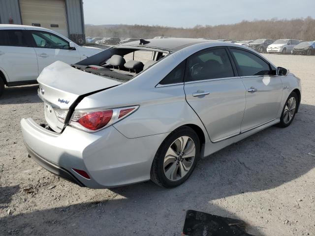 KMHEC4A40FA120935 - 2015 HYUNDAI SONATA HYBRID SILVER photo 3