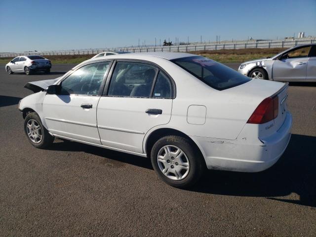 2HGES16501H514289 - 2001 HONDA CIVIC LX WHITE photo 2