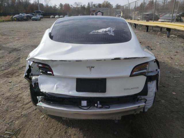 5YJ3E1EC7LF714267 - 2020 TESLA MODEL 3 WHITE photo 6