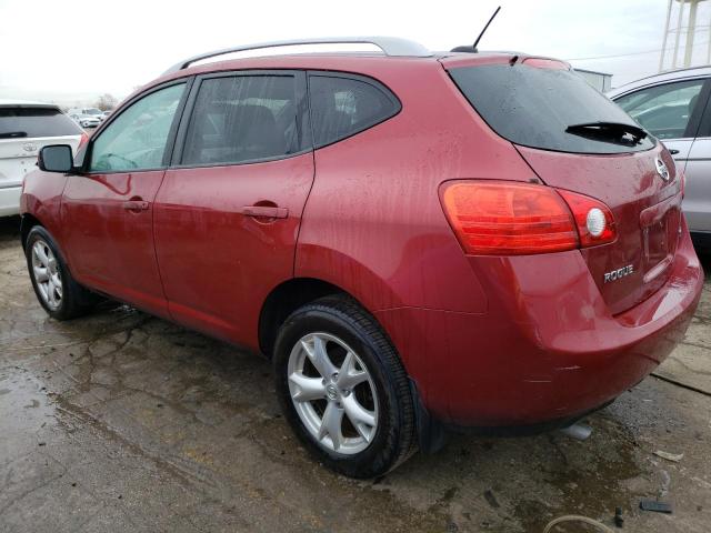 JN8AS58VX8W134345 - 2008 NISSAN ROGUE S RED photo 2