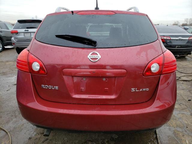 JN8AS58VX8W134345 - 2008 NISSAN ROGUE S RED photo 6