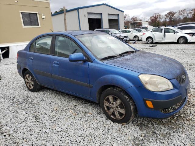 KNADE123286344659 - 2008 KIA RIO BASE BLUE photo 4