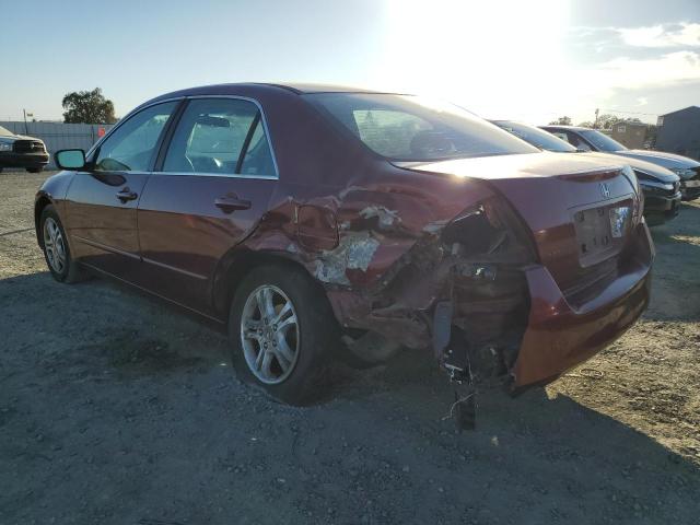 1HGCM56346A064451 - 2006 HONDA ACCORD SE MAROON photo 2