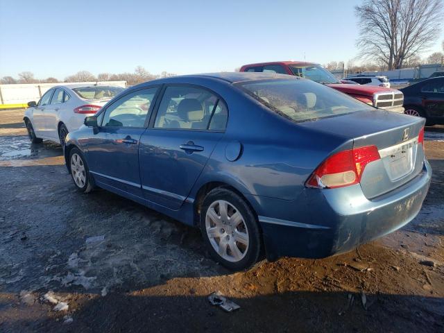 2HGFA1F55AH305444 - 2010 HONDA CIVIC LX BLUE photo 2