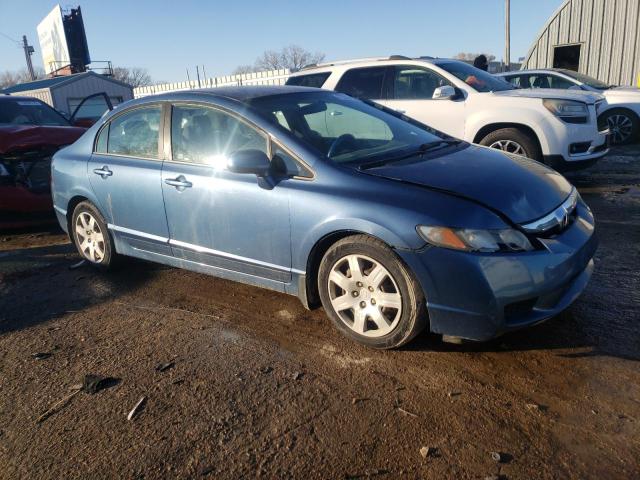 2HGFA1F55AH305444 - 2010 HONDA CIVIC LX BLUE photo 4