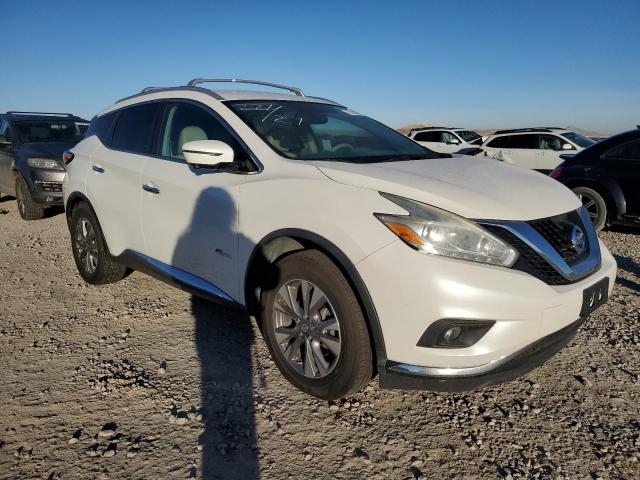 5N1CZ2MG2GN144809 - 2016 NISSAN MURANO SL HEV WHITE photo 4