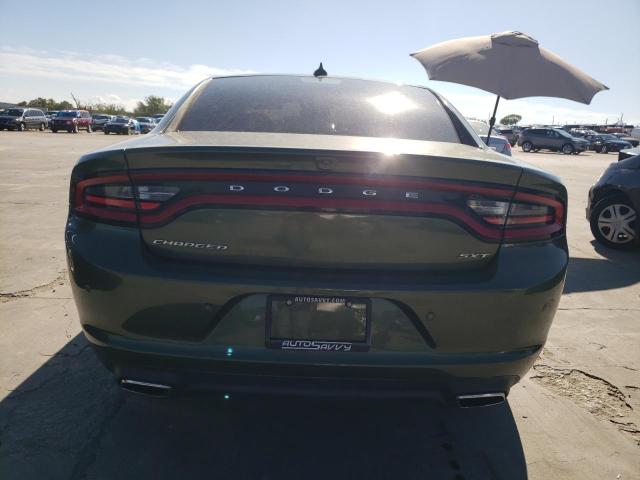 2C3CDXHG6JH157657 - 2018 DODGE CHARGER SXT PLUS GREEN photo 6