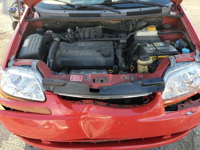 KL1TJ52614B215235 - 2004 CHEVROLET AVEO LS RED photo 11